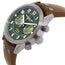 Limited Edition Raymond Weil Freelancer Automatic Pilot Flyback Chronograph Gray PVD Green Dial Brown Leather Strap Mens Watch 7783 - TIC - 05520 - Watches & Beyond