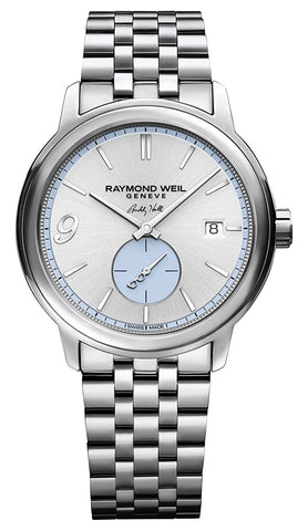 Limited Edition Raymond Weil Maestro "Buddy Holly" Automatic Stainless Steel Silver Dial Date Mens Watch 2238 - ST - BUDH1 - Watches & Beyond