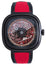 Limited Edition SEVENFRIDAY T - Series Red Tiger Automatic Black PVD Red Skeleton Dial Black/Red Leather Strap Mens Watch T3/05 - Watches & Beyond