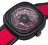 Limited Edition SEVENFRIDAY T - Series Red Tiger Automatic Black PVD Red Skeleton Dial Black/Red Leather Strap Mens Watch T3/05 - Watches & Beyond