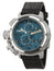 Limited Edition U-Boat Chimera Automatic Chronograph Stainless Steel Blue Dial Black Leather Strap Date Mens Watch 9589 - Watches & Beyond