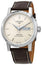 Longines 1832 Annual Calendar Automatic Stainless Steel Beige Dial Brown Leather Strap Date/Month Mens Watch L4.827.4.92.2 - Watches & Beyond