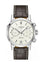 Longines 1832 Automatic Chronograph Stainless Steel Beige Dial Brown Leather Strap Date Mens Watch L4.829.4.92.1 - Watches & Beyond