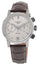 Longines 1832 Automatic Chronograph Stainless Steel Beige Dial Brown Leather Strap Date Mens Watch L4.829.4.92.2 - Watches & Beyond