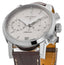 Longines 1832 Automatic Chronograph Stainless Steel Beige Dial Brown Leather Strap Date Mens Watch L4.829.4.92.2 - Watches & Beyond