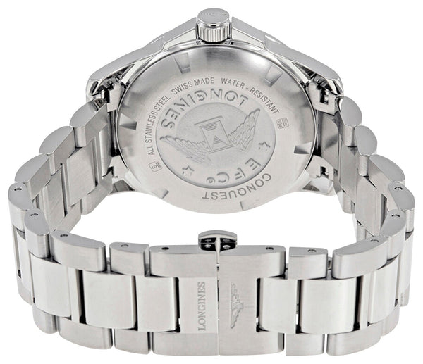 Longines Conquest Automatic Stainless Steel Blue Dial Date Divers Mens