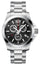 Longines Conquest Chronograph Stainless Steel Black Dial Date Divers Quartz Mens Watch L3.800.4.56.6 - WAB - Shipping Dept.