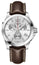 Longines Conquest Chronograph Stainless Steel Silver Dial Brown Leather Strap Date Divers Quartz Mens Watch L3.702.4.76.5 - WAB - Shipping Dept.