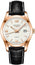 Longines Conquest Classic Automatic 18K Rose Gold Silver Dial Black Leather Strap Date Mens Watch L2.785.8.76.3 - Watches & Beyond