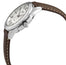 Longines Conquest Stainless Steel Brown Leather Strap Silver - Tone Dial Date Quartz Womens Watch L3.377.4.76.5 - WAB - Shipping Dept.