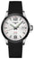 Longines Conquest V.H.P. Ceramic & Stainless Steel Silver Dial Black Rubber Strap Perpetual Calendar Date Quartz Mens Watch L3.729.4.76.9 - WAB - Shipping Dept.