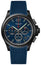 Longines Conquest V.H.P. Chronograph Black PVD Blue Rubber Strap Blue Dial Perpetual Calendar Date Quartz Mens Watch L3.717.2.96.9 - WAB - Shipping Dept.