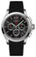 Longines Conquest V.H.P. Chronograph Stainless Steel Black Dial Black Rubber Strap Perpetual Calendar Date Quartz Mens Watch L3.717.4.56.9 - WAB - Shipping Dept.