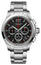 Longines Conquest V.H.P. Chronograph Stainless Steel Black Dial Perpetual Calendar Date Quartz Mens Watch L3.717.4.66.6 - WAB - Shipping Dept.