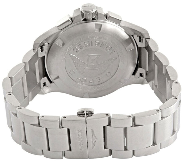Longines Conquest V.H.P. Chronograph Stainless Steel Silver Dial Perpe