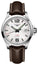 Longines Conquest V.H.P. Stainless Steel Silver Dial Brown Leather Strap Perpetual Calendar Date Quartz Mens Watch L3.716.4.76.5 - WAB - Shipping Dept.