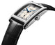 Longines DolceVita Automatic Stainless Steel Silver Dial Black Leather Strap Date Mens Watch L5.767.4.73.0 - Watches & Beyond