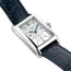 Longines DolceVita Automatic Stainless Steel Silver Dial Blue Leather Strap Date Unisex Watch L5.757.4.73.9 - Watches & Beyond