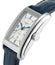 Longines DolceVita Automatic Stainless Steel Silver Dial Blue Leather Strap Date Unisex Watch L5.757.4.73.9 - Watches & Beyond