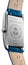 Longines DolceVita Monochrome Stainless Steel Blue Dial Blue Leather Strap Quartz Womens Watch L5.512.4.90.2 - Watches & Beyond