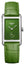 Longines DolceVita Monochrome Stainless Steel Green Dial Green Leather Strap Quartz Womens Watch L5.512.4.60.2 - Watches & Beyond