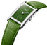 Longines DolceVita Monochrome Stainless Steel Green Dial Green Leather Strap Quartz Womens Watch L5.512.4.60.2 - Watches & Beyond