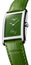 Longines DolceVita Monochrome Stainless Steel Green Dial Green Leather Strap Quartz Womens Watch L5.512.4.60.2 - Watches & Beyond