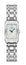 Longines DolceVita Stainless Steel Mother - Of - Pearl Dial Diamonds Rectangle Quartz Womens Watch L5.258.4.87.6 - WAB - Shipping Dept.