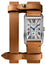 Longines DolceVita x YVY Stainless Steel Silver Dial Brown Leather Strap Diamonds Quartz Womens Watch L5.255.0.71.B - Watches & Beyond