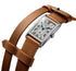 Longines DolceVita x YVY Stainless Steel Silver Dial Brown Leather Strap Diamonds Quartz Womens Watch L5.255.0.71.B - Watches & Beyond