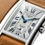 Longines DolceVita x YVY Stainless Steel Silver Dial Brown Leather Strap Quartz Womens Watch L5.512.4.71.B - Watches & Beyond