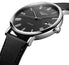 Longines Elegant Automatic Stainless Steel Dark Gray Dial Black Leather Strap Date Mens Watch L4.911.4.71.2 - Watches & Beyond