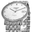 Longines Elegant Automatic Stainless Steel Mother - Of - Pearl Dial Diamonds Date Womens Watch L4.809.0.87.6 - WAB - Shipping Dept.