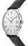 Longines Elegant Automatic Stainless Steel White Dial Black Leather Strap Date Womens Watch L4.809.4.11.2 - WAB - Shipping Dept.