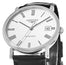 Longines Elegant Automatic Stainless Steel White Dial Black Leather Strap Date Womens Watch L4.809.4.11.2 - WAB - Shipping Dept.