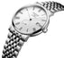 Longines Elegant Automatic Stainless Steel White Dial Date Unisex Watch L4.812.4.11.6 - WAB - Shipping Dept.