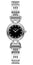 Longines Equestrian Stainless Steel Black Dial Diamonds Quartz Womens Watch L6.129.4.57.6 - WAB - Shipping Dept.