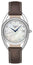 Longines Equestrian Stainless Steel Mother - Of - Pearl Dial Brown Leather Strap Diamonds Date Quartz Womens Watch L6.138.0.87.2 - Watches & Beyond