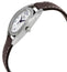 Longines Equestrian Stainless Steel Silver Dial Brown Leather Strap Date Quartz Womens Watch L6.136.4.71.2 - WAB - Shipping Dept.