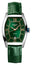 Longines Evidenza Automatic Stainless Steel Green Dial Green Leather Strap Date Womens Watch L2.142.4.06.2 - Watches & Beyond