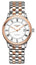 Longines Flagship Automatic Two - Tone Stainless Steel White Dial Date Mens Watch L4.984.3.91.7 - WAB - Shipping Dept.