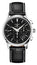 Longines Heritage Automatic Chronograph Stainless Steel Black Dial Black Leather Strap Date Mens Watch L2.749.4.52.0 - WAB - Shipping Dept.