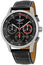 Longines Heritage Column - Wheel Chronograph Automatic Stainless Steel Black Leather Strap Black Dial Date Mens Watch L4.754.4.52.3 - WAB - Shipping Dept.