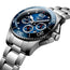 Longines HydroConquest Automatic Chronograph Stainless Steel Blue Dial Date Divers Mens Watch L3.883.4.96.6 - WAB - Shipping Dept.