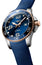 Longines HydroConquest Automatic Stainless Steel & Rose Gold PVD Blue Dial Blue Rubber Strap Date Divers Mens Watch L3.782.3.98.9 - Watches & Beyond