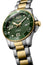 Longines HydroConquest Automatic Stainless Steel & Yellow Gold PVD Green Dial Date Divers Mens Watch L3.782.3.06.7 - Watches & Beyond