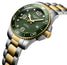 Longines HydroConquest Automatic Stainless Steel & Yellow Gold PVD Green Dial Date Divers Mens Watch L3.782.3.06.7 - Watches & Beyond