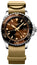 Longines HydroConquest GMT Automatic Stainless Steel Brown Dial Beige NATO Nylon Strap Date Divers Mens Watch L3.790.4.66.2 - Watches & Beyond