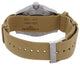 Longines HydroConquest GMT Automatic Stainless Steel Brown Dial Beige NATO Nylon Strap Date Divers Mens Watch L3.790.4.66.2 - Watches & Beyond