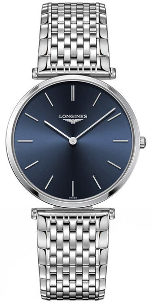 Longines La Grand Classique Stainless Steel Blue Dial Quartz Unisex Watch L4.755.4.95.6 - WAB - Shipping Dept.